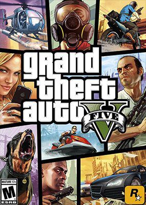 логотип игры Grand Theft Auto 5 (GTA 5)